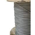 Laureola Industries 3/64" to 1/16" PVC Coated Clear Color Galvanized Cable 7x7 Strand Aircraft Cable Wire Rope, 50 ft ZAG364116-77-GPC-50